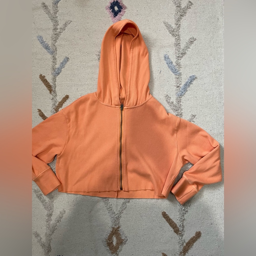 Urban outfitters out from under cropped zip up